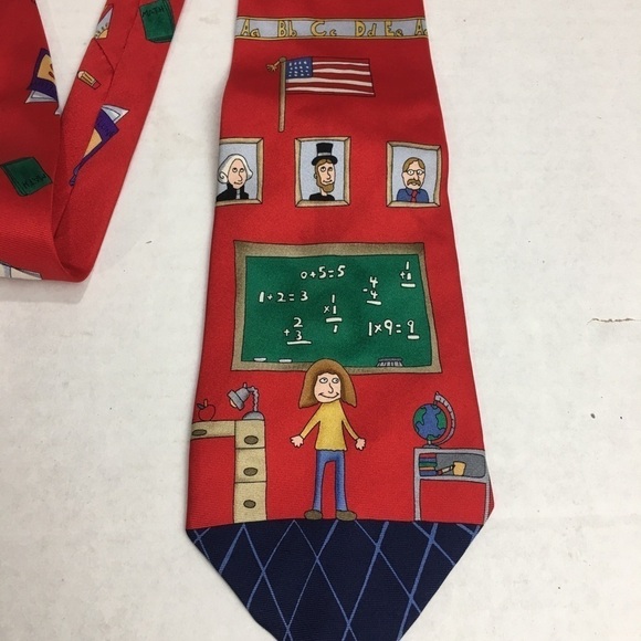 Vintage Save the Children Silk Tie - Picture 3 of 6